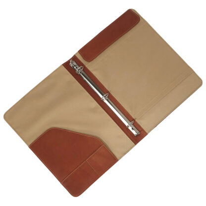 3 ring binder leather personalized Piel 3145