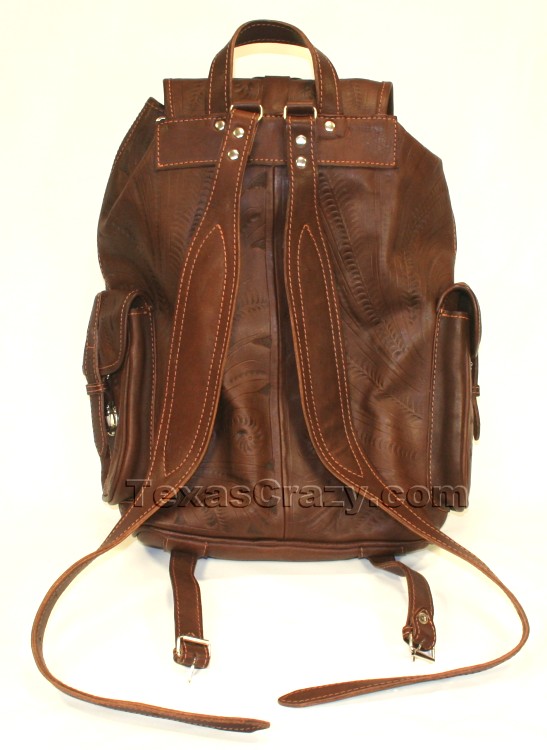 Extra Large Leather Backpack | escapeauthority.com
