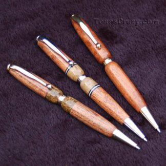 Mesquite Wood Pen with Brilliant Shiny Finish • Art Of Turning