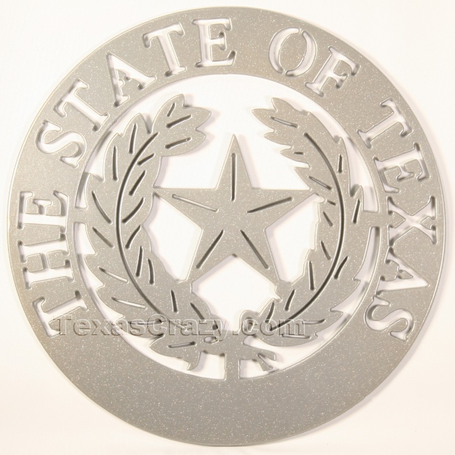 Buy State Seal of Texas Metal Art Wall Plaque