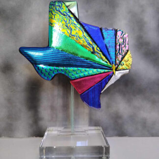 texas starburst art glass sculpture medium houston