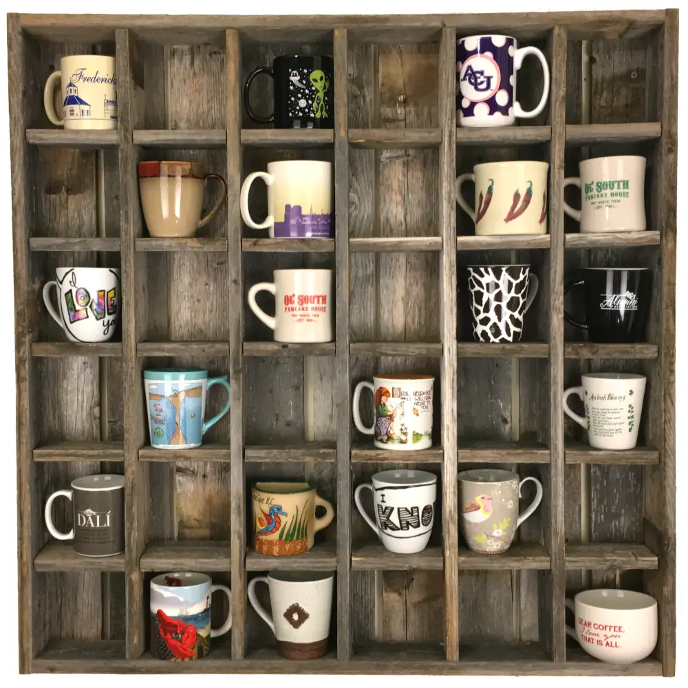 How To Make A DIY Wall-Mounted Coffee Mug Display Rack