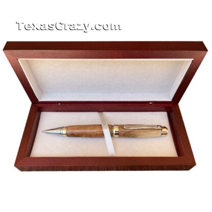 mesquite grande custom made pens in cherrywood-box